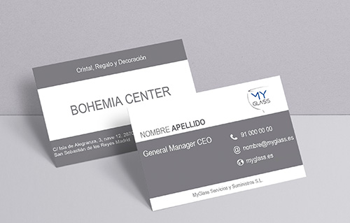 Tarjetas corporativas de visita
