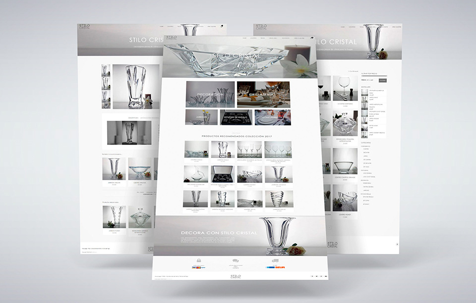 Diseño web tienda Online decoración