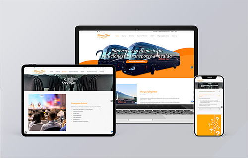 Web y SEO para empresa de transporte de pasajeros