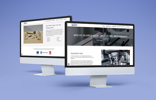 Web y presencia digital para mecanizado industrial