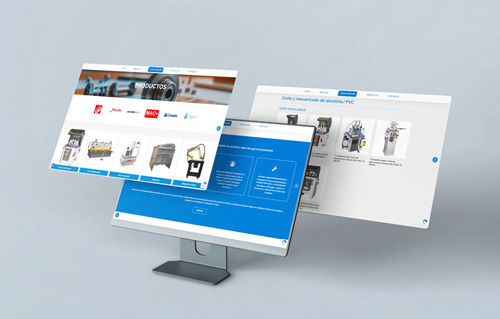 Diseño web de maquinaria y herramienta industrial